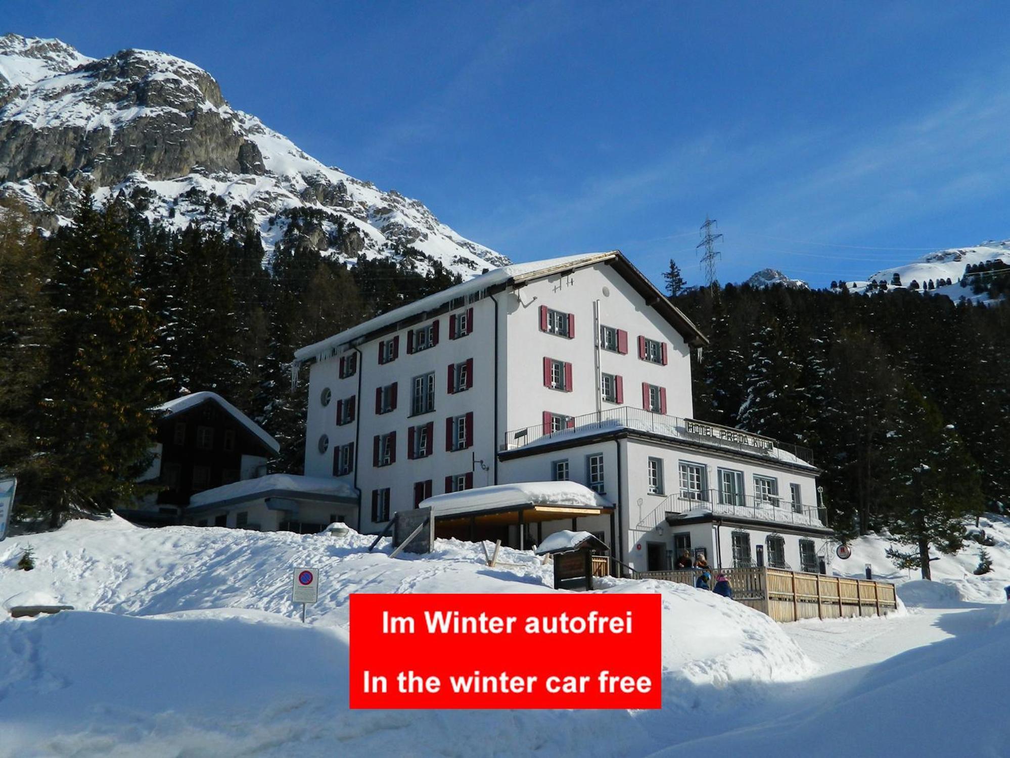 Hotel Preda Kulm Bergün Exterior foto